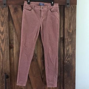 Mauvey pink velvet pants